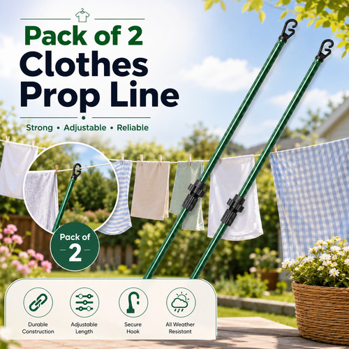 Extending clothes prop - 2, x