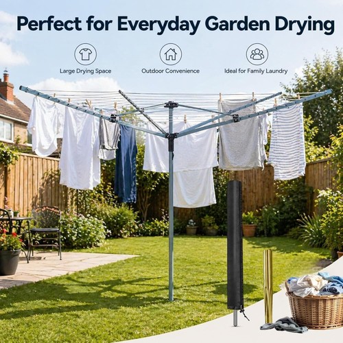 Arm rotary washing line 40m - 4,