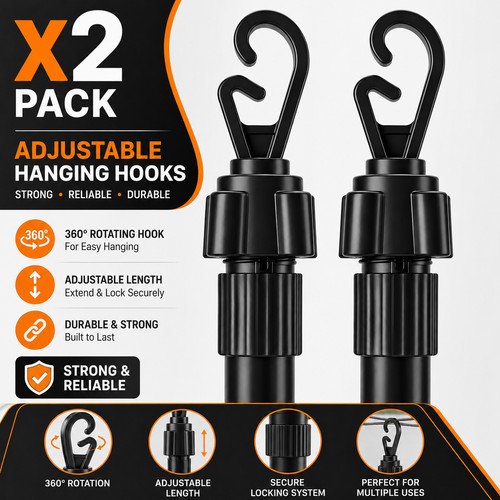 Extending clothes prop - 2, x