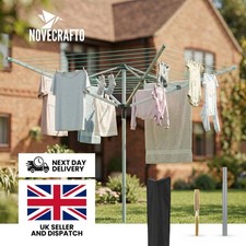 50m Rotary Washing Line 4 Arm