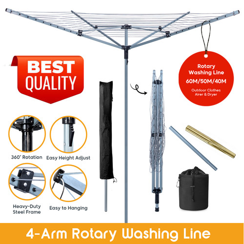 Heavy duty 60m rotary washing - heavy,