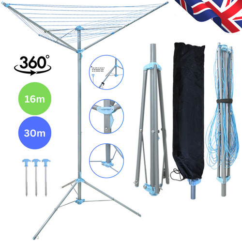 Arm rotary airer free - 3,