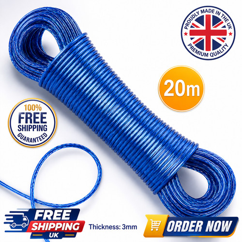 Washing line rope heavy - line,