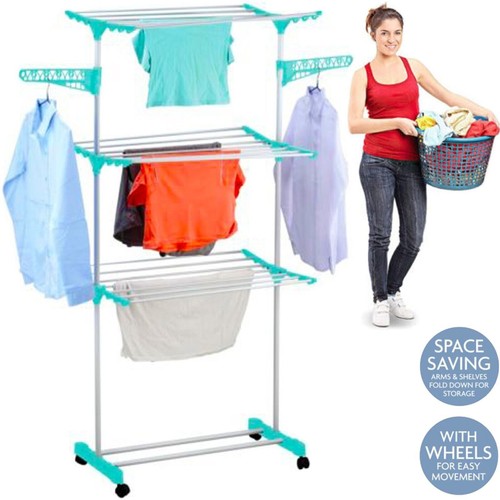 Foldable clothes airer - airer, tier
